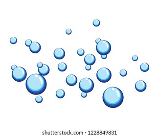 Bubbles water illustration