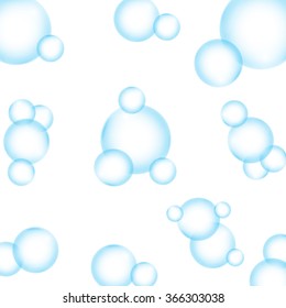 bubbles in white background