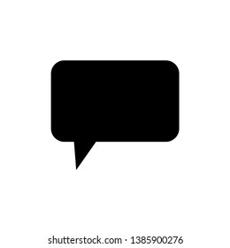 bubble'speak icon trendy flat design 