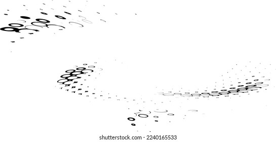 Bubbling, effervescent swirl of droplets, bubbles, globules. Space for copy text. Frame for the inscription. Vector.