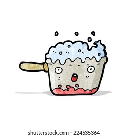 bubbling kitchen pot cartoon