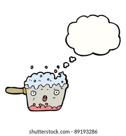 bubbling pan cartoon
