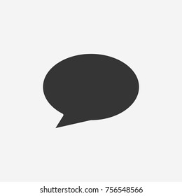 Buble chat icon illustration isolated vector sign symbol