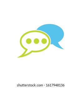 Buble chat icon Vector Illustration design Logo template