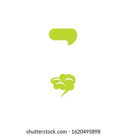 Buble chat icon Vector Illustration design Logo template