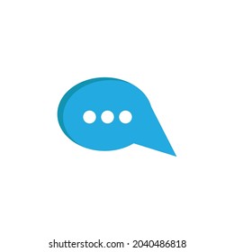 Buble chat icon Vector Illustration design Logo template
