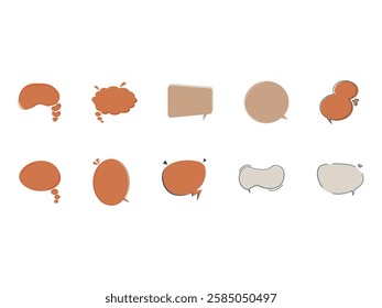Buble Chatt Design Element Set