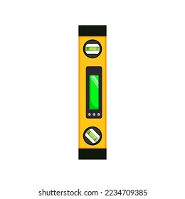 buble level tool cartoon. buble level tool sign. isolated symbol vector illustration