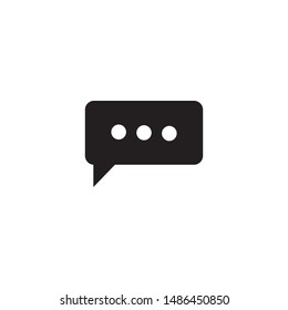 buble spech icon vector symbol template