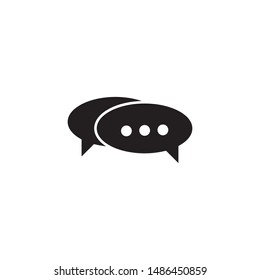 buble spech icon vector symbol template