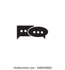 buble spech icon vector symbol template