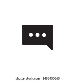 buble spech icon vector symbol template