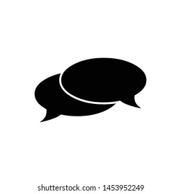 Buble Speech and Chat Icon Vector Design Symbol Illustration