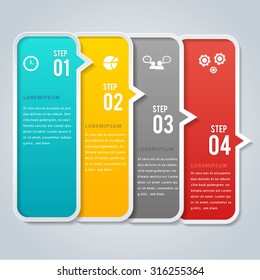 Buble speech Infographic design element banner.