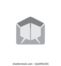 buble talk email envelope symbol vector