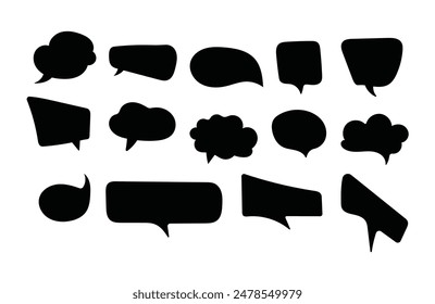  illustration vectorielle de doodle de texte de bulle
