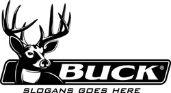 Buck Deer Logo Template. Unique And Fresh Buck Deer Art. Great To Use As Your Buck Deer Hunting Activity. 