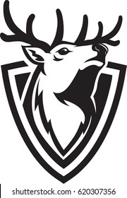 Buck Logo Mark Design Element Badge 