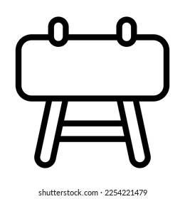 Buck Vector Line Icon Design