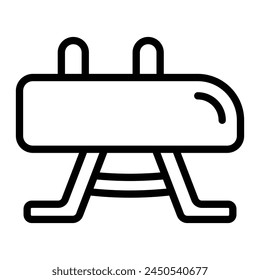 Icono de línea de Vector Buck