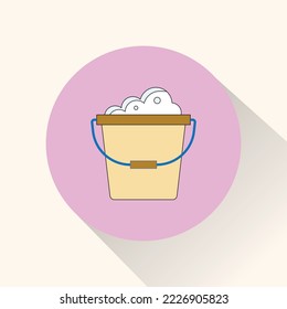 bucket, can be used for icon