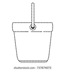 bucket clean isolated icon