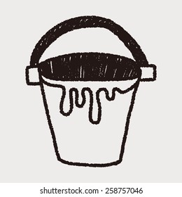 bucket doodle drawing