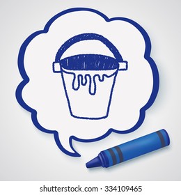 bucket doodle drawing