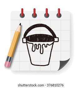 bucket doodle drawing