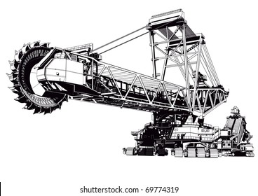 bucket excavator