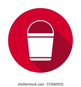 Bucket flat icon