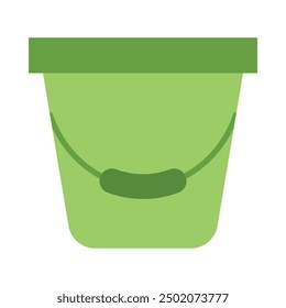 Bucket Flat Icon Design For Personal nad Commercial Use