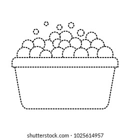 bucket foam bubbles clean equipment