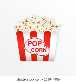Bucket full of popcorn 