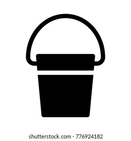  bucket Glyph icon