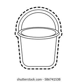 bucket with handle icon image 