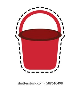 bucket with handle icon image 