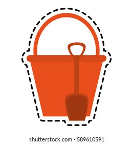 bucket with handle icon image 