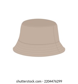 Bucket Hat Big Bucket Hat Vector Illustration Drawing In Vector Style And Vector Illustration Outline Template