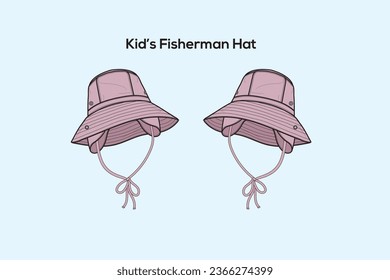 The bucket hat or fishing hat is said to have been introduced around 1900. Originally made from wool felt or tweed cloth, these hats were traditionally worn by Irish farmers and fishermen.