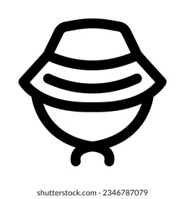 bucket hat icon for your website, mobile, presentation, and logo design.