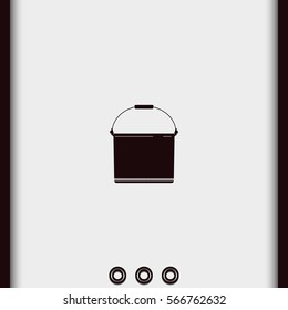 Bucket icon.
