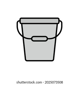 Bucket icon for apps and web sites