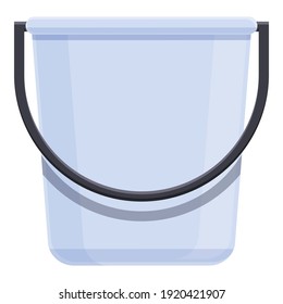 Bucket icon. Cartoon of bucket vector icon for web design isolated on white background
