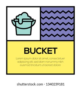 BUCKET ICON CONCEPT