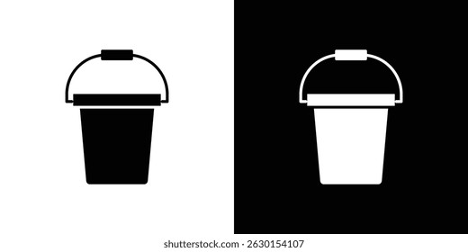 Bucket icon concept, vector illustration