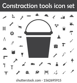 Bucket icon. Constraction tools icons universal set for web and mobile