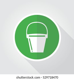 Bucket icon design template element