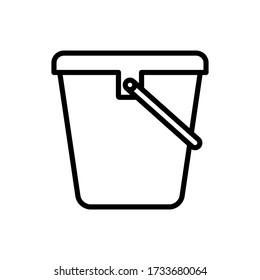 bucket icon design vector template