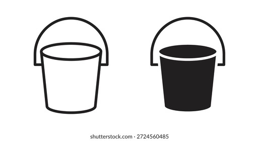 Icono de cubo en estilo doodle y stroke.